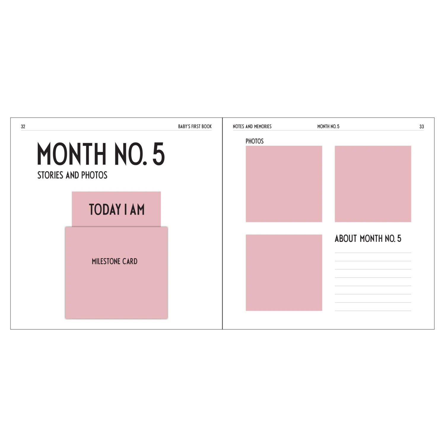 Design Letters My First Year Book 8 Design Letters My First Year Book - Afbeelding 8