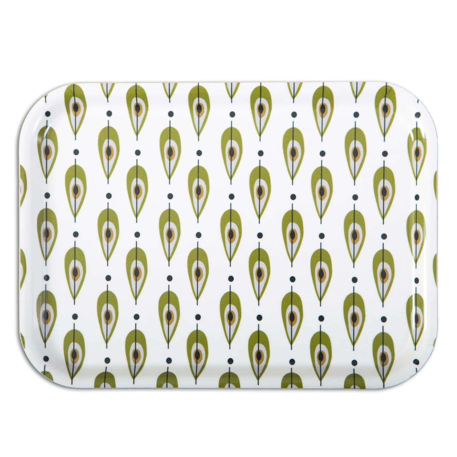 High Pears Dienblad Olijfgroen 1 High Pears Dienblad Olijfgroen