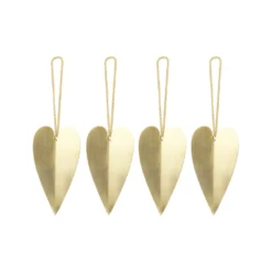 Ferm LIVING Heart Brass Kerstversiering