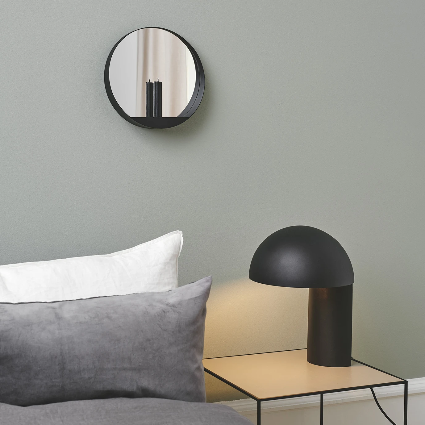 GEJST Glim Spiegel/kandelaar Ø28 Cm 2 GEJST Glim Spiegel/kandelaar Ø28 Cm - Afbeelding 2