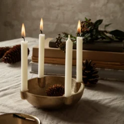 Ferm LIVING Bowl Adventskandelaar Messing -Woondecoratie Winkel 45288 02 03 fa30acf96b scaled