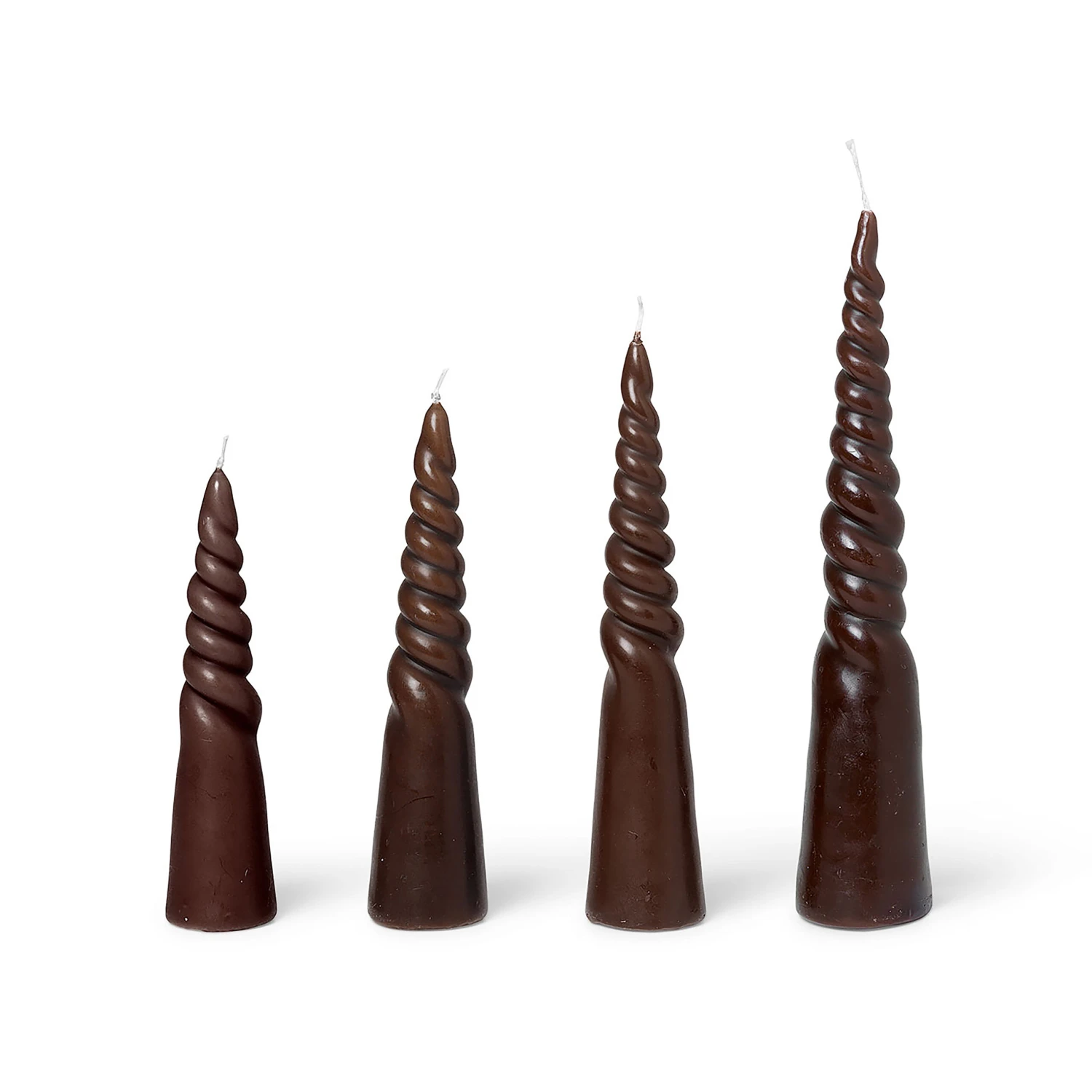 Ferm LIVING Twisted Candles Gedraaide Kaarsen 4-pack 1 Ferm LIVING Twisted Candles Gedraaide Kaarsen 4-pack