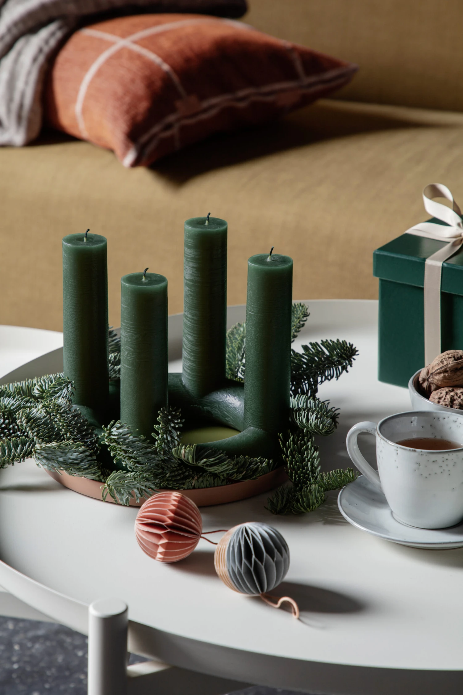 Broste Copenhagen Ball Kerstbal Honeycomb Ø5 Cm 6-delig 2 Broste Copenhagen Ball Kerstbal Honeycomb Ø5 Cm 6-delig - Afbeelding 2