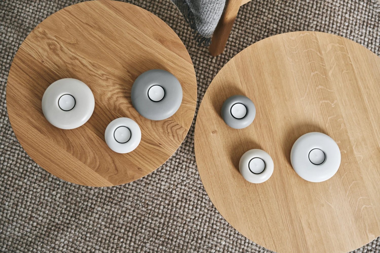 Stone Waxinelichtjeshouder Ø13 Cm 3 Stone Waxinelichtjeshouder Ø13 Cm - Afbeelding 3