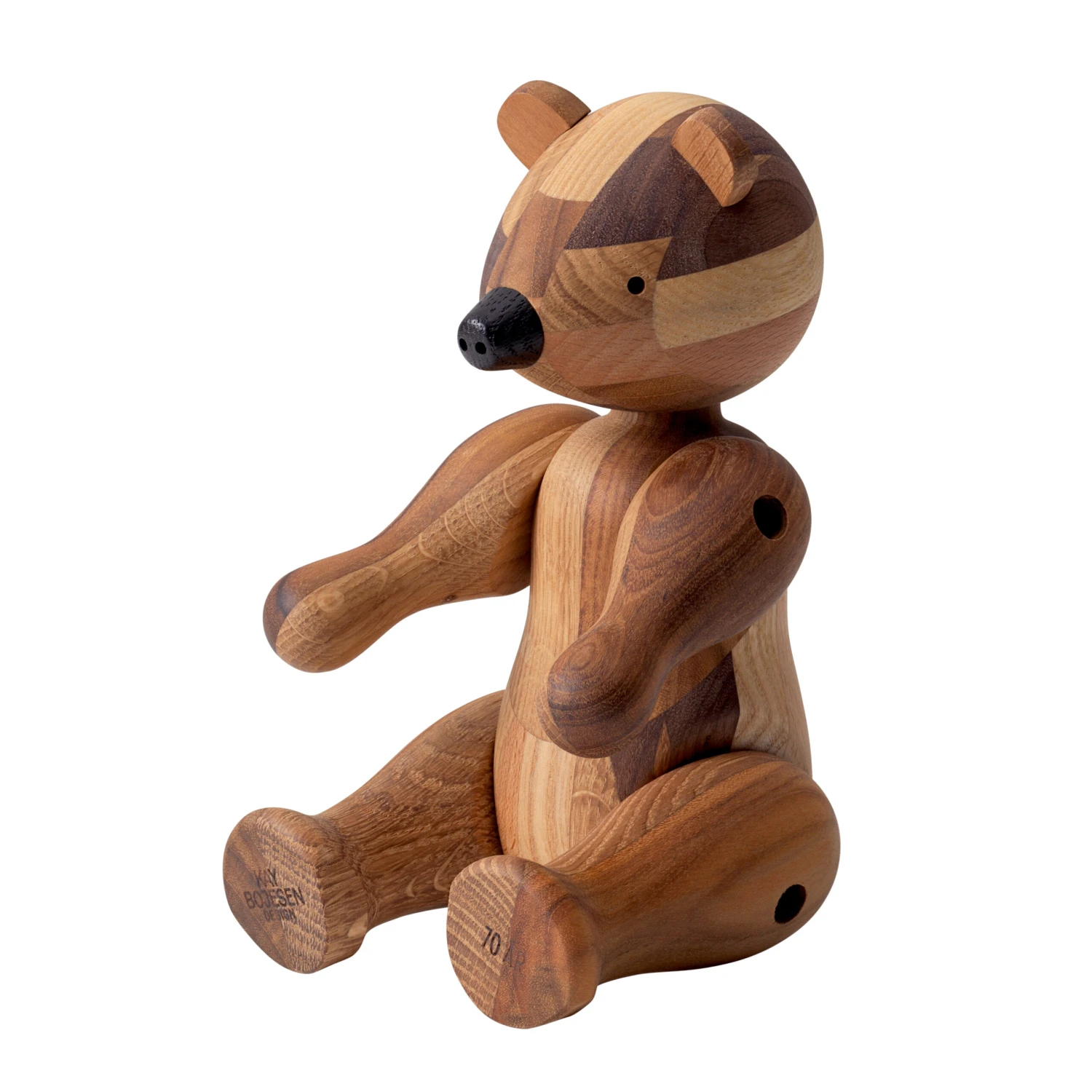 Kay Bojesen Houten Beer Jubileumeditie Mixed Wood 2 Kay Bojesen Houten Beer Jubileumeditie Mixed Wood - Afbeelding 2