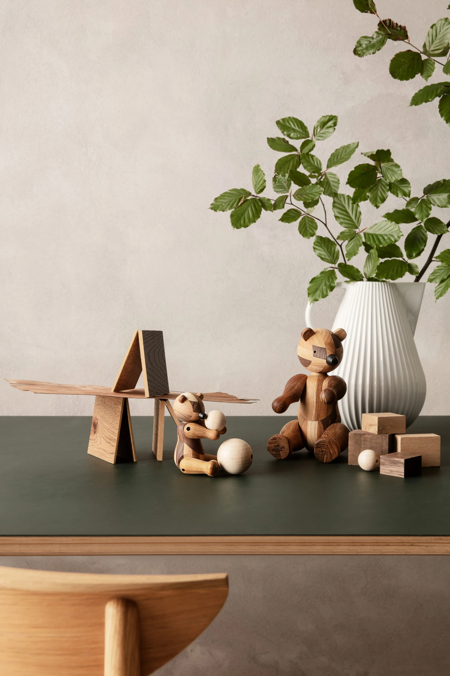 Kay Bojesen Houten Beer Jubileumeditie Mixed Wood 9 Kay Bojesen Houten Beer Jubileumeditie Mixed Wood - Afbeelding 9