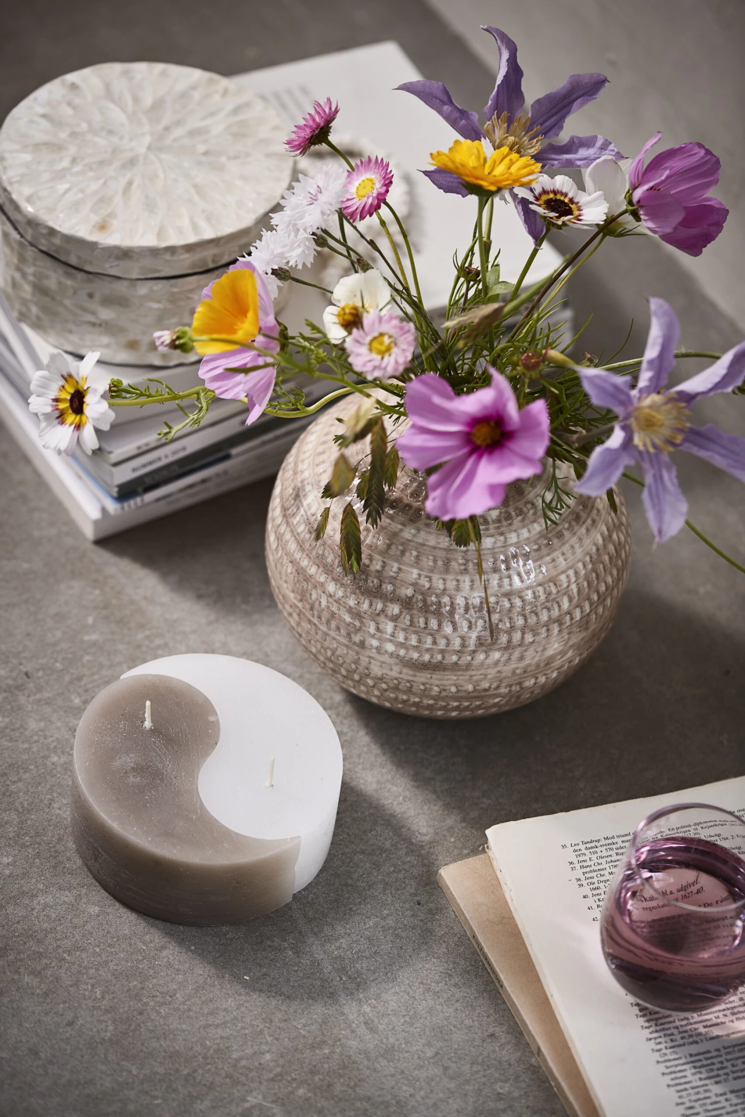 YingYang Blokkaars Ø13 Cm 2 YingYang Blokkaars Ø13 Cm - Afbeelding 2