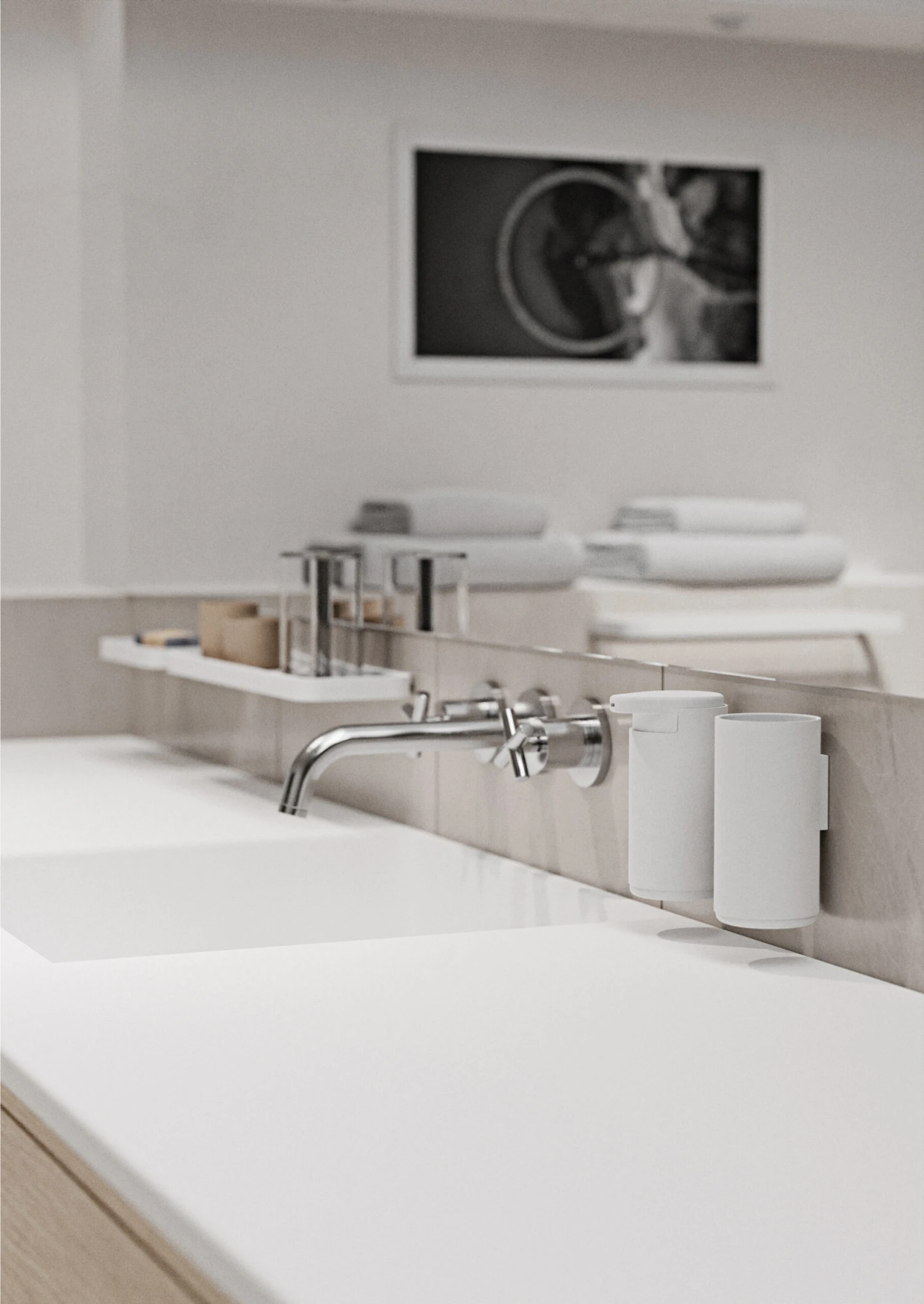 Zone Denmark RIM Tandenborstelbeker Met Wandhouder 13,6 Cm 2 Zone Denmark RIM Tandenborstelbeker Met Wandhouder 13,6 Cm - Afbeelding 2