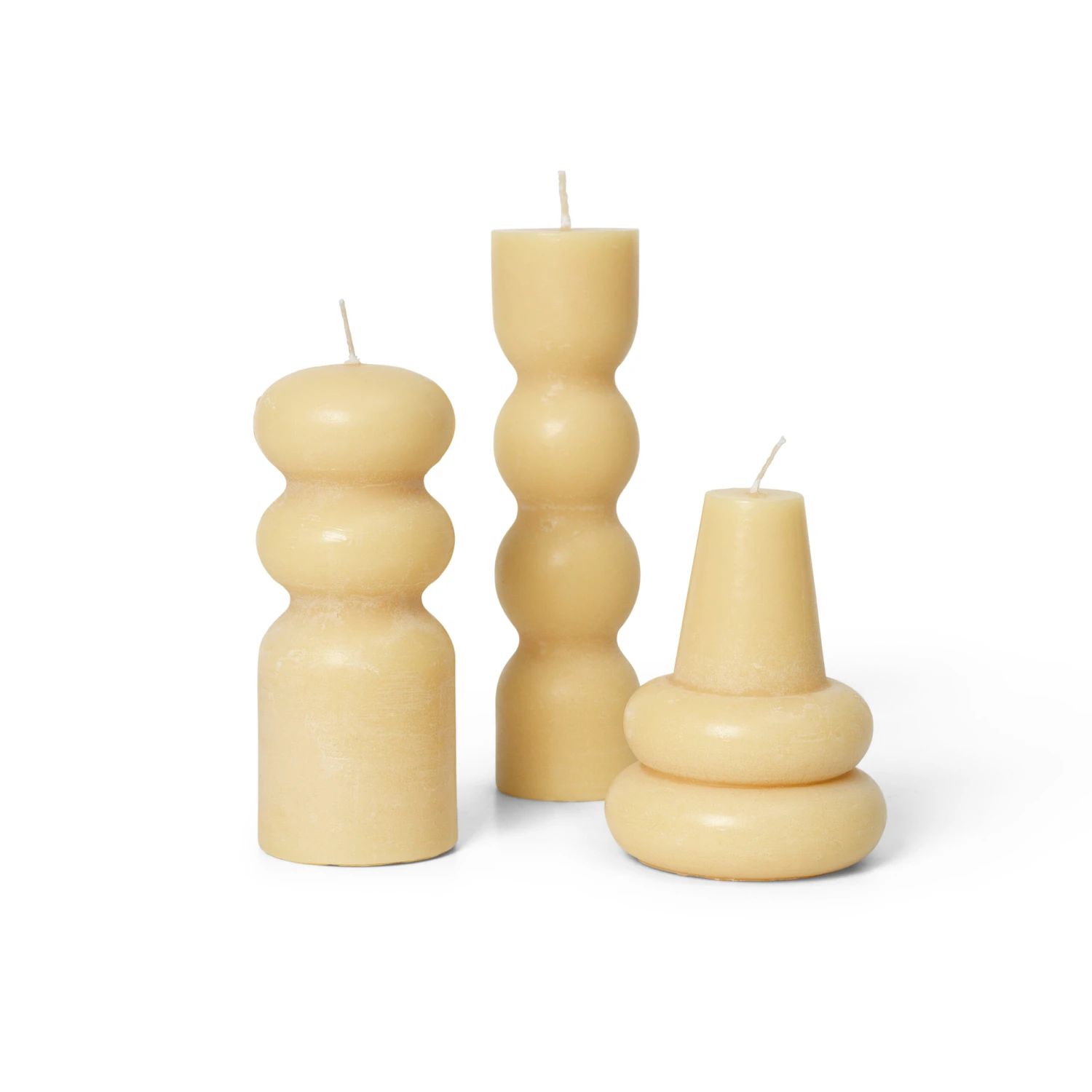 Ferm LIVING Torno Kaarsen 3-pack Ø4 Cm 1 Ferm LIVING Torno Kaarsen 3-pack Ø4 Cm