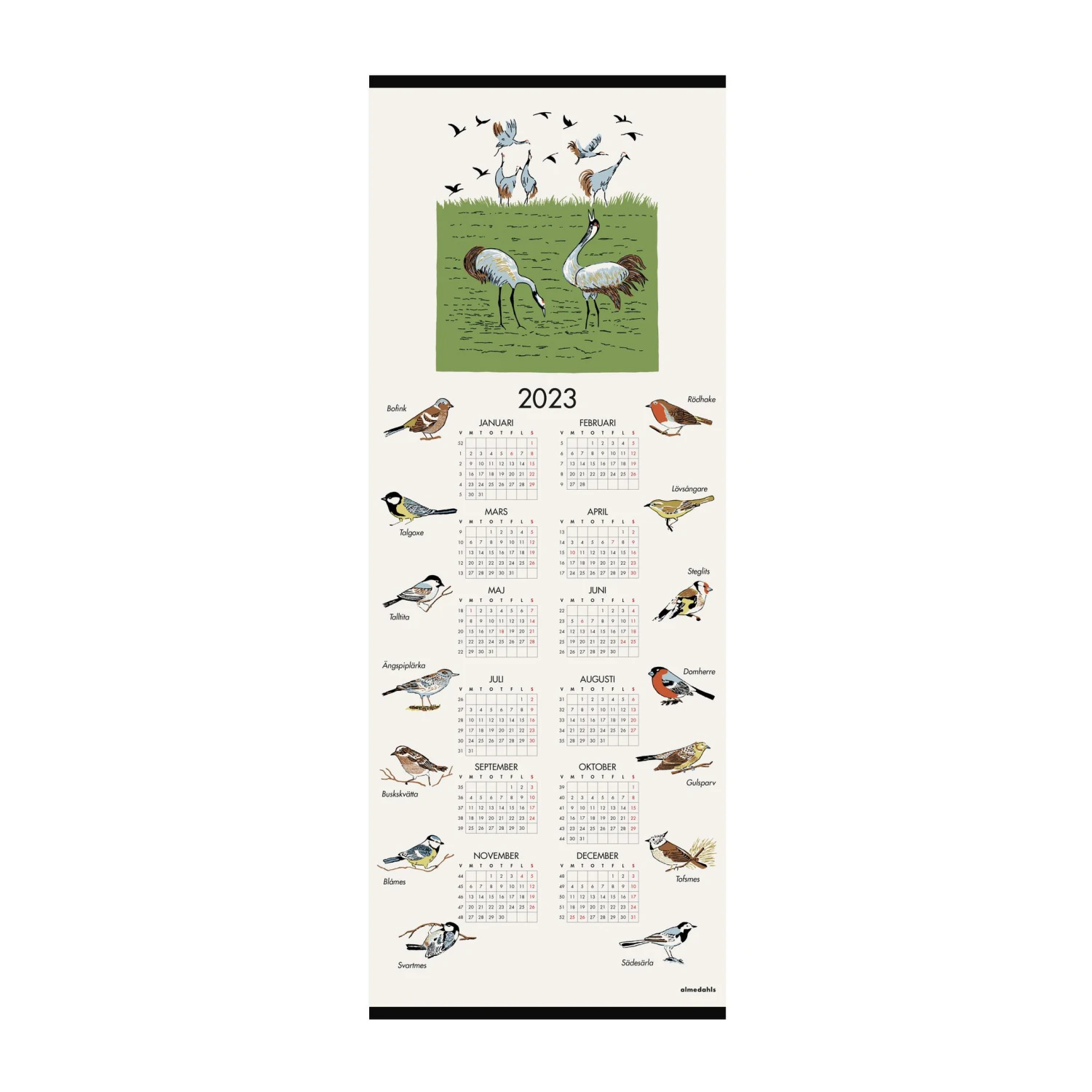 Zweedse Vogels Kalender 2023 1 Zweedse Vogels Kalender 2023