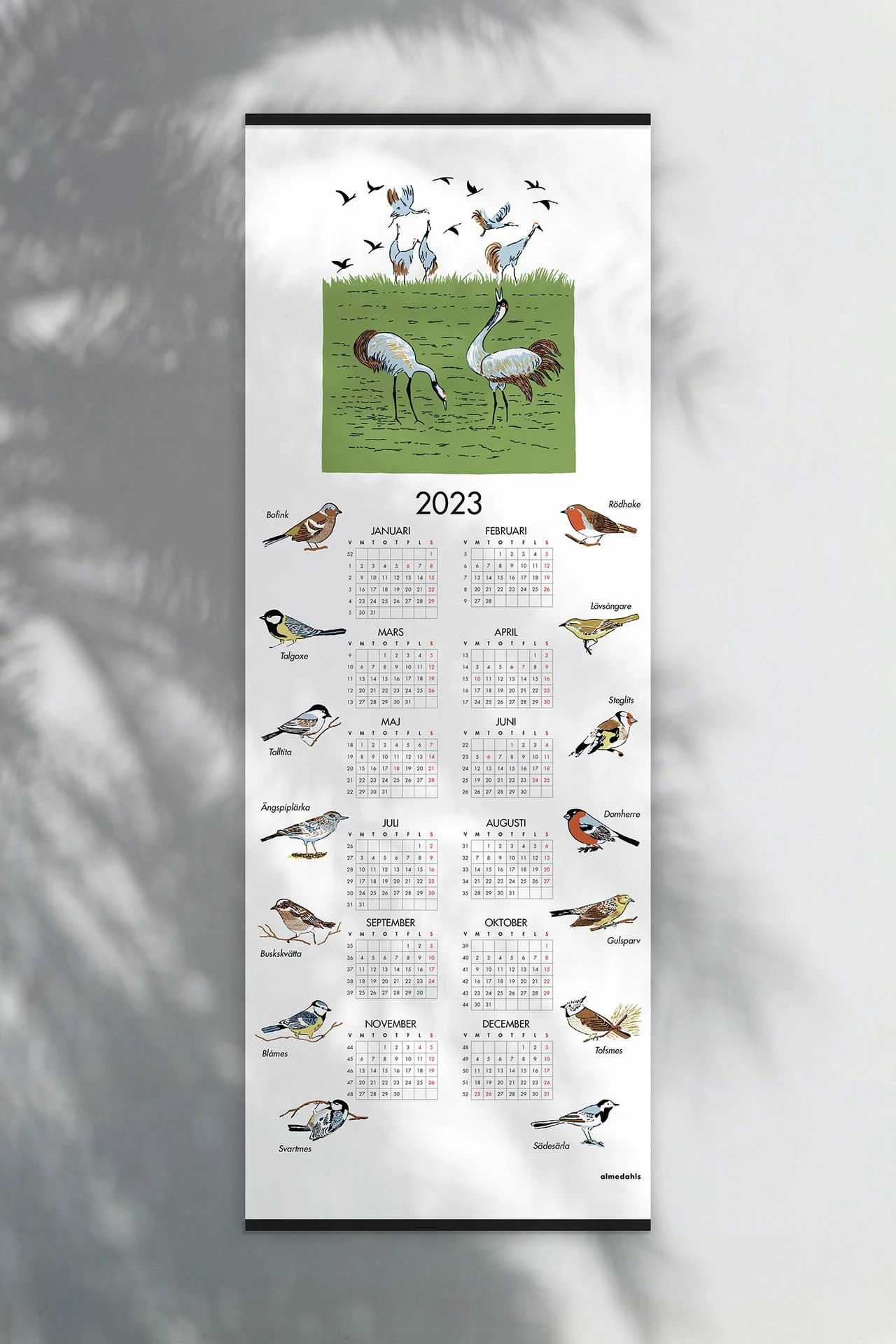 Zweedse Vogels Kalender 2023 2 Zweedse Vogels Kalender 2023 - Afbeelding 2