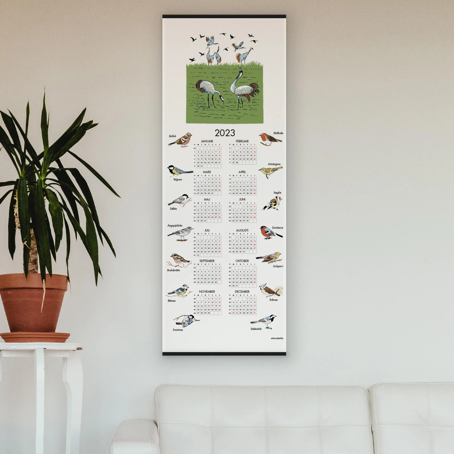 Zweedse Vogels Kalender 2023 3 Zweedse Vogels Kalender 2023 - Afbeelding 3