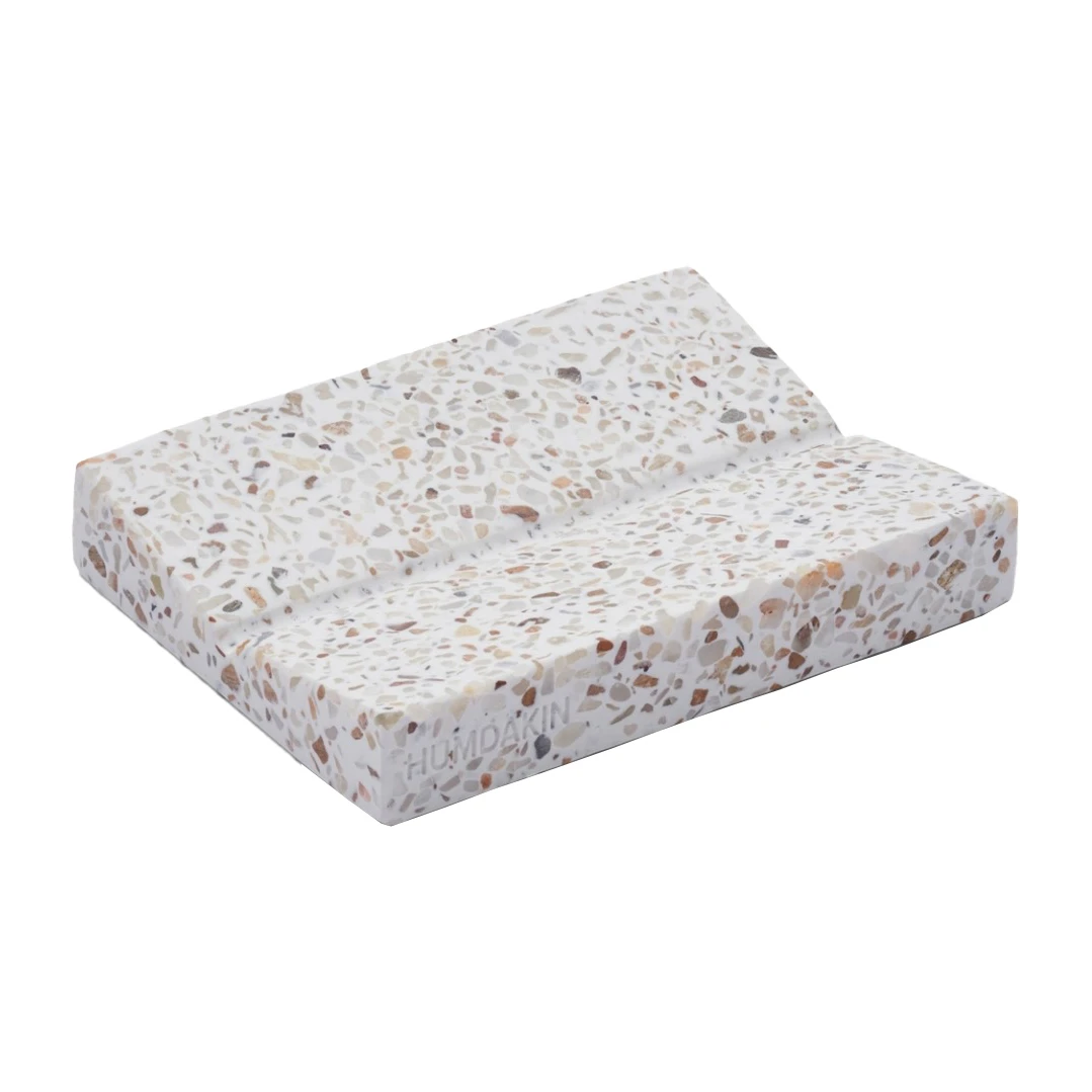 Humdakin Terrazzo Zeepbakje 9x19 Cm 1 Humdakin Terrazzo Zeepbakje 9x19 Cm