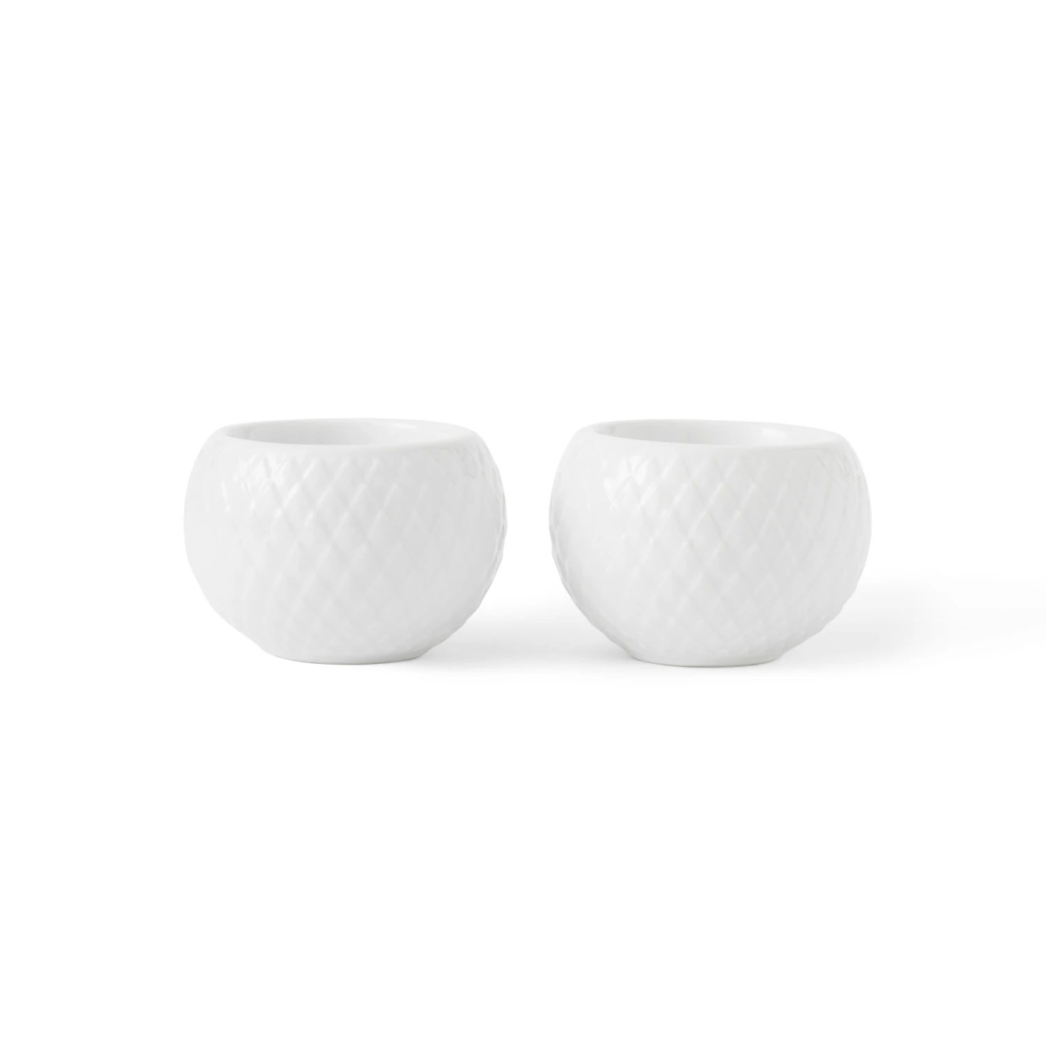 Lyngby Porcelæn Rhombe Waxinelichtjeshouder Ø6,5 Cm 2-pack 1 Lyngby Porcelæn Rhombe Waxinelichtjeshouder Ø6,5 Cm 2-pack
